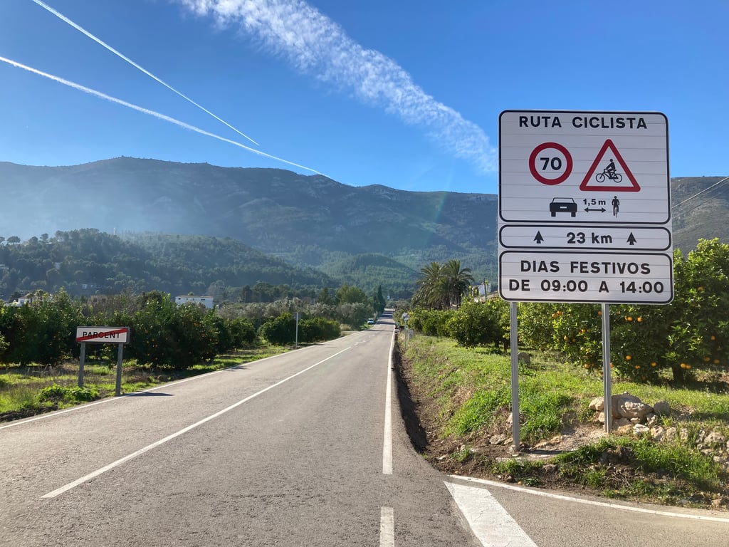 Ruta ciclista del Coll de Rates